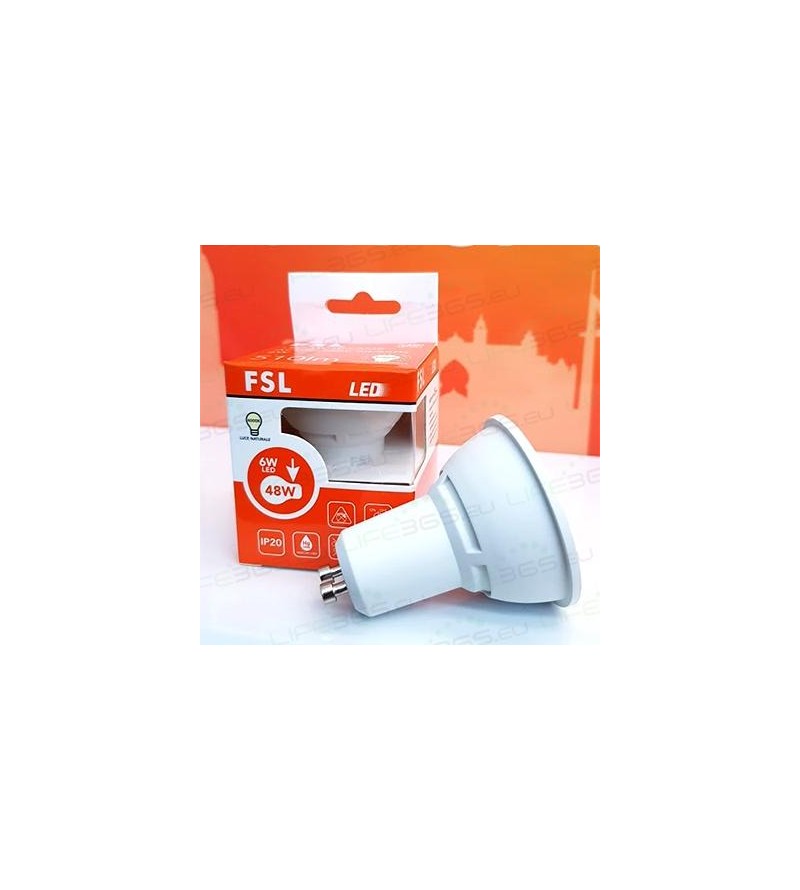 GU10 Lampadina LED - 6,5W 2700K 510LM 38° CRI80 Dimmerabile