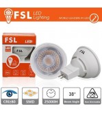 MR16 Lampadina LED - 6W 6500K 520LM 38º CRI80   DC 12V