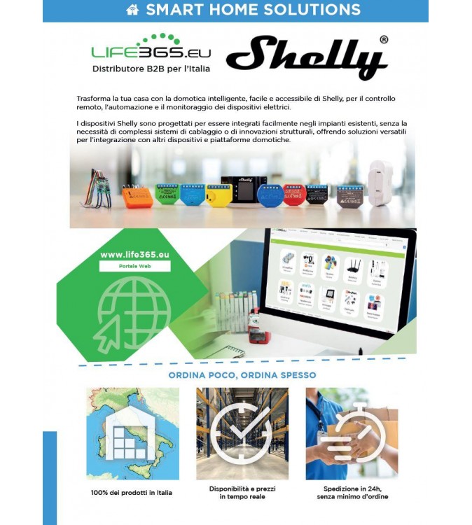 Brochure Shelly gamma in Italiano