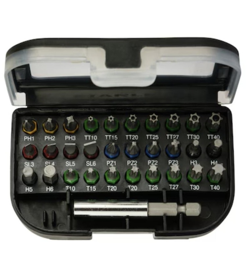 STA60490-XJ,SET 31pz INSERTI 25mm MISTI - CODIFICA CROMATICA