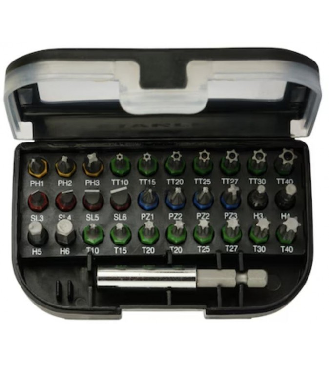 STA60490-XJ,SET 31pz INSERTI 25mm MISTI - CODIFICA CROMATICA