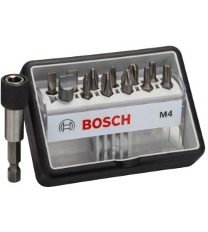 2607002566,Set bit avvitamento PH/PZ/T/S Extra Hard Robust Line, 12+1pz