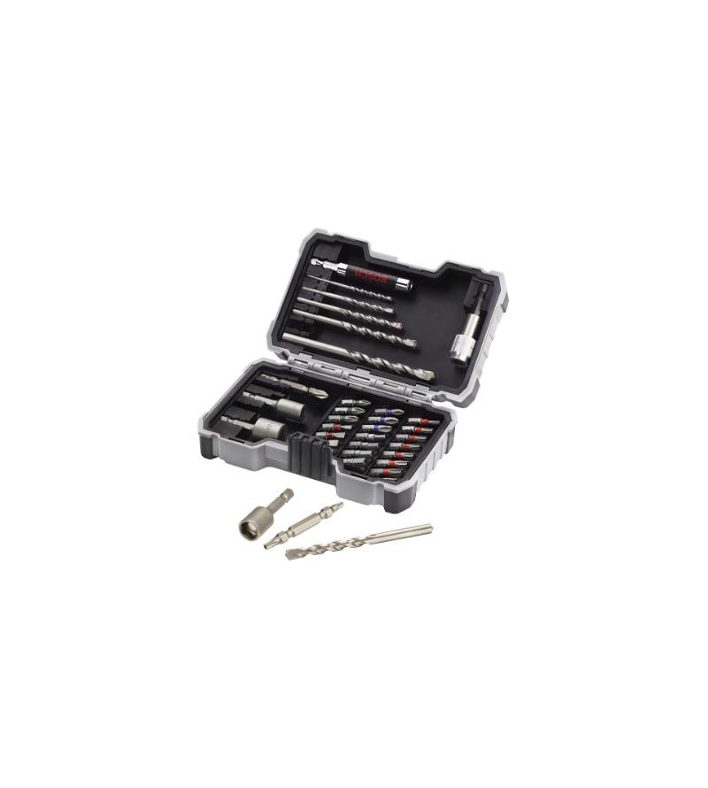 2607017326,Set punte per calcestruzzo e bit avvitamento Extra Hard, 35 pz.