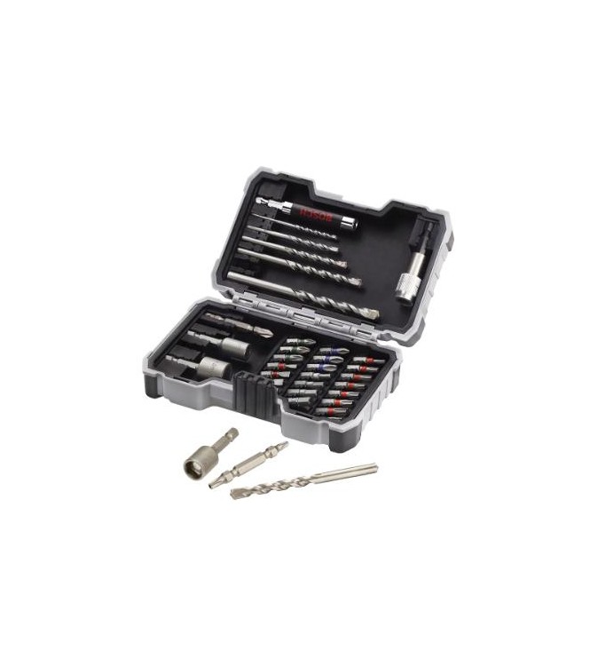 2607017326,Set punte per calcestruzzo e bit avvitamento Extra Hard, 35 pz.