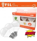 Lampada Mini Sfera E14: Confezione PROMO 3PACK - 6W 3000K
