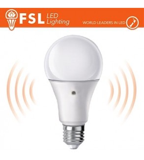 Lampada LED con Doppio Sensore Crepuscolare 9W 6500K
