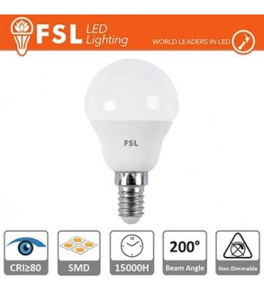 Lampada Sfera - 5,5W 6500K E14
