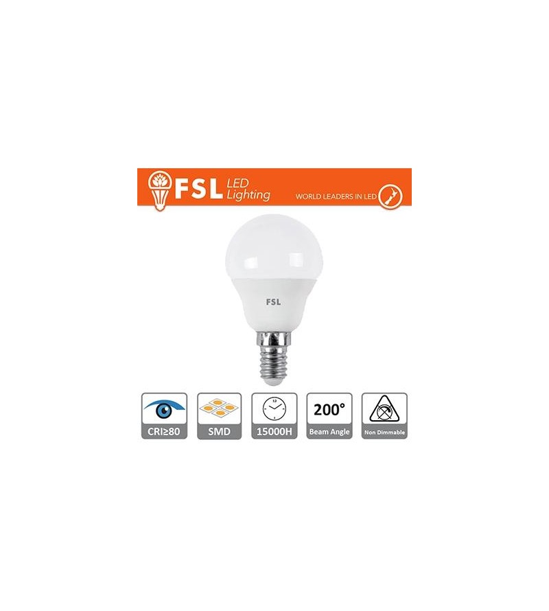 Lampada Sfera - 7,5W 4000K E14