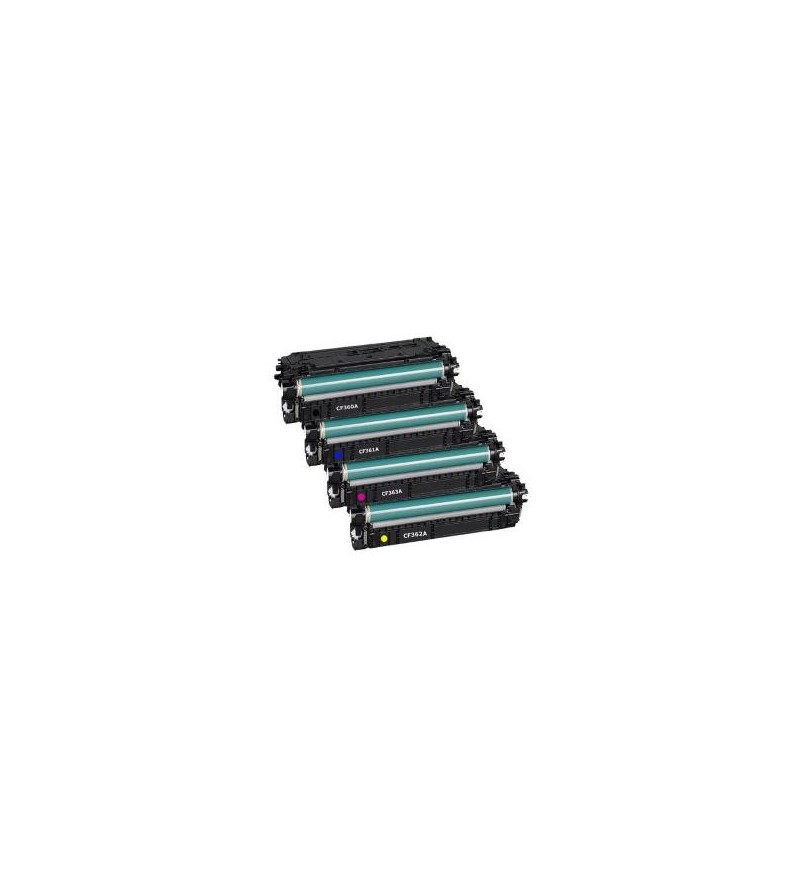Magente Compatible HP M552dn,M553dn,M553X-5K508A/Canon 040