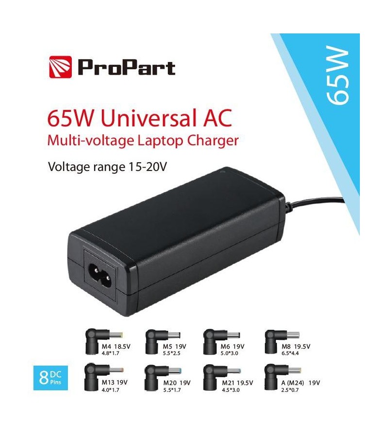 Alimentatore Universale Notebook Multi-voltaggio 65W