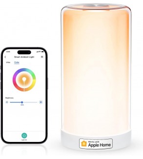Meross Lampada da comodino a Led Wi-Fi RGBWW dimm Apple HomeKit 