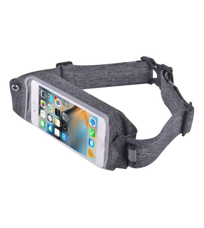 Marsupio Easygo in Lycra con Porta Smartphone Grigio