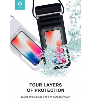Custodia impermeabile 30 metri per smartphone fino a 6,9 pollici Silver
