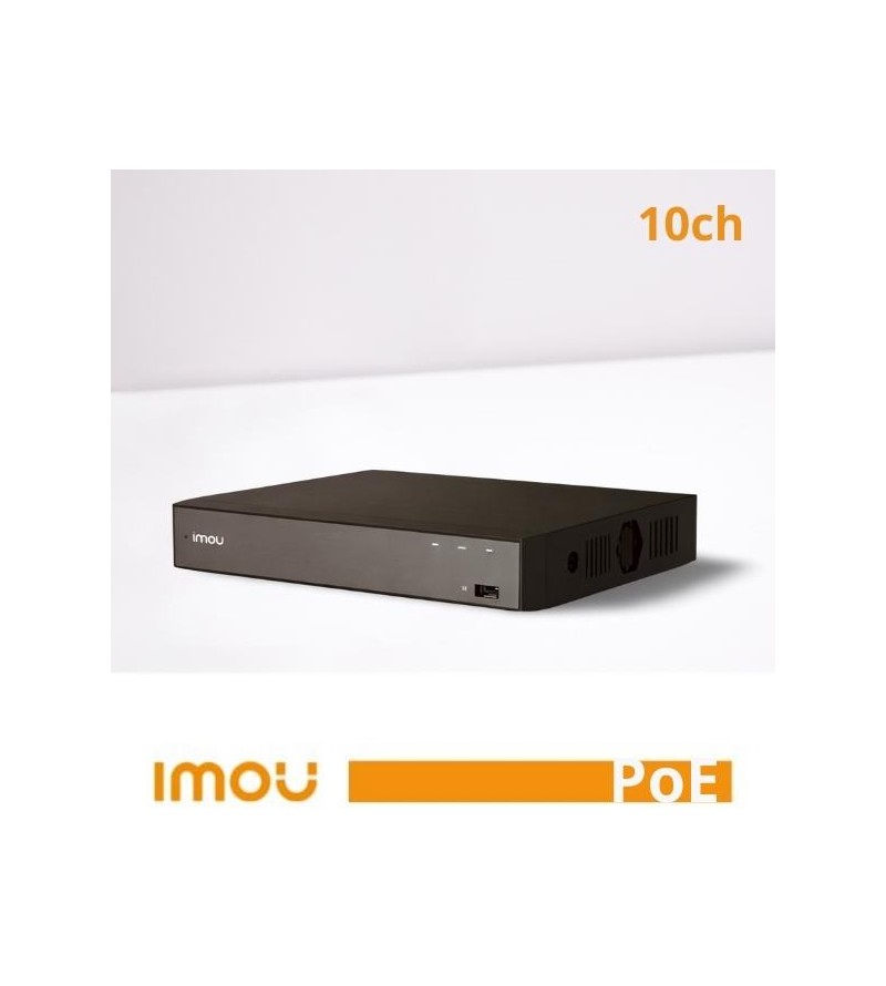 Imou NVR 10 Canali H.265 N110 fino a 4K con Audio Bidirezionale Integrato