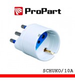Adattatore schuko spina16A