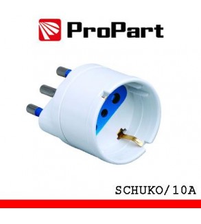 Adattatore schuko spina16A