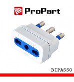 Adattatore bipasso spina16A