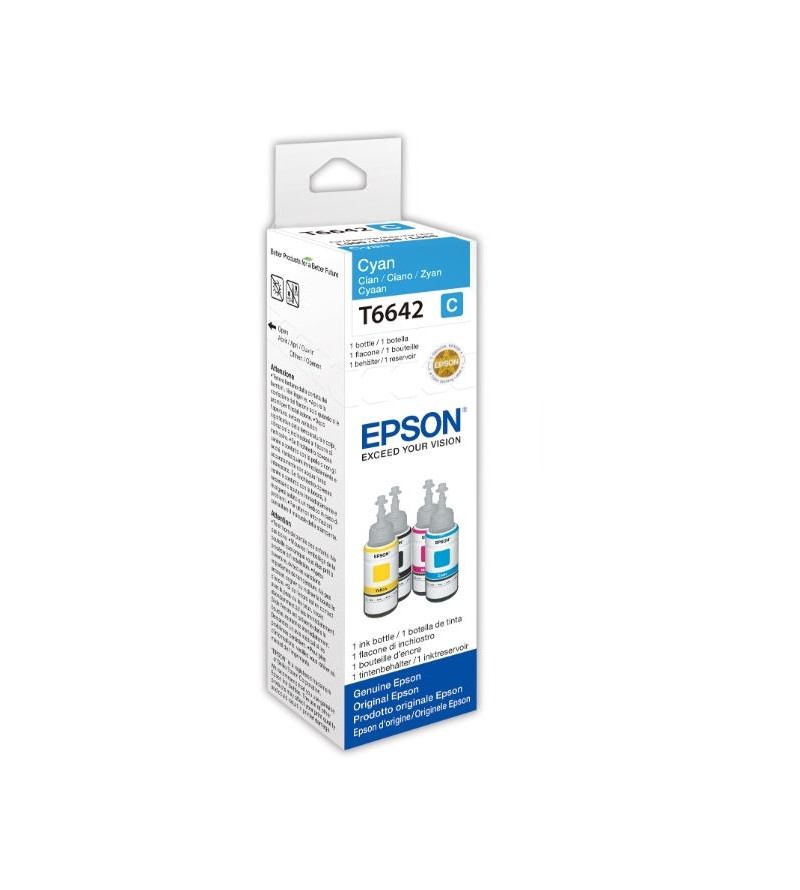 ECOTANK ORIGINALE T6641 FLACONE INCH.CIANO 70ML
