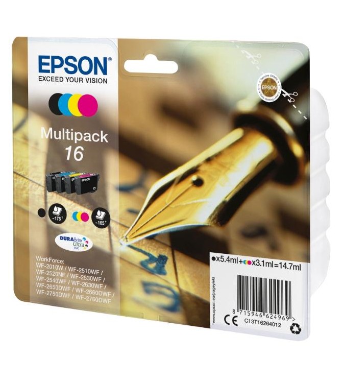 CARTUCCE ORIGINALE EPSON MULTIPACK 16 PENNA/CRUCIVERBA