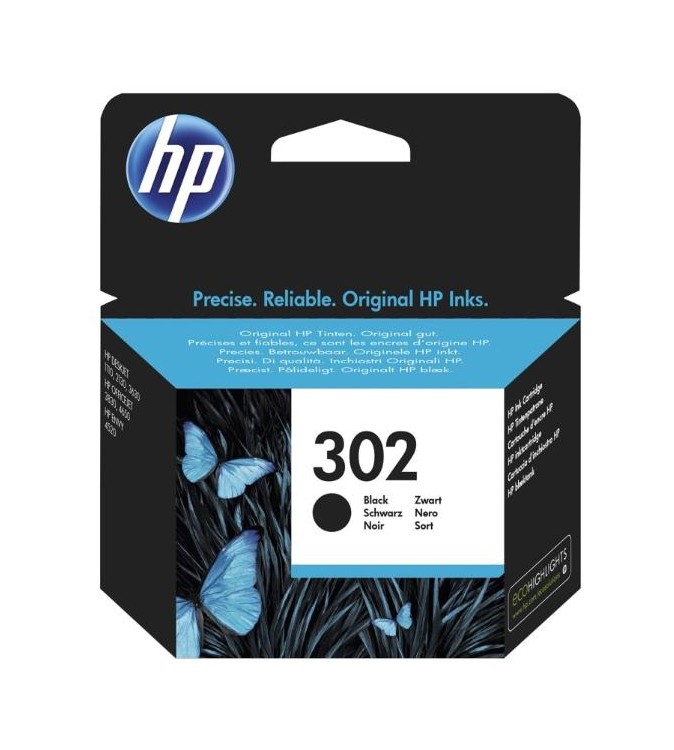 CARTUCCE ORIGINALE HP 302 BLACK 