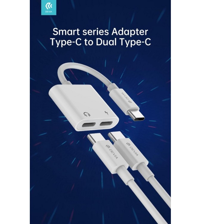 Adattatore Tipo-C per carica e audio connettori Tipo-C