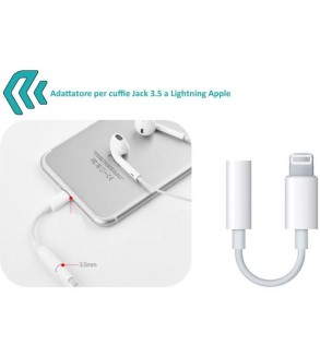 Adattatore per Audio Jack 3,5 a Apple Lightning iPhone