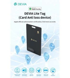 Dispositivo anti smarrimento DEVIA G2304 carica wireless Lite Tag Card Per Apple