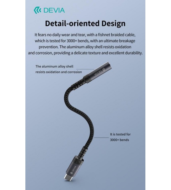 Adattatore Audio iPure da Tipo-C a presa Jack 3,5mm
