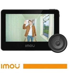Imou Telecamera spioncino video Wi-Fi VD1 5MP con schermo interno 4,3" per porta