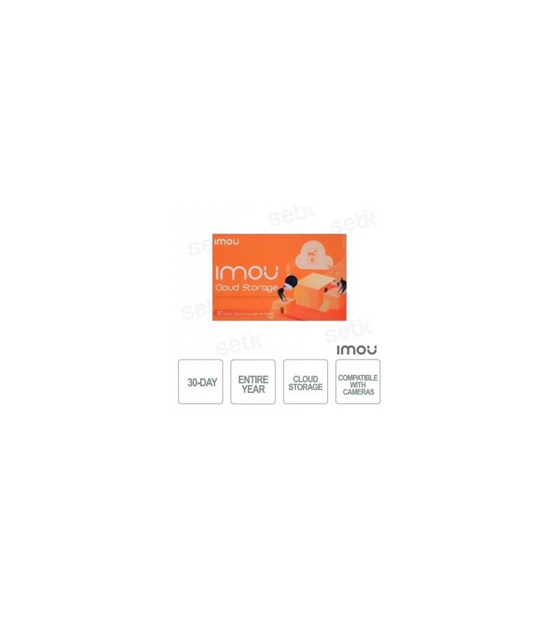 Imou New Cloud Storage Plus - Abbonamento Cloud 30gg per un anno