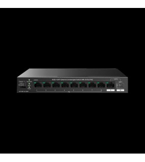 IP-COM Switch Gigabit PoE -10 porte(8 GE PoE + 1 GE + 1 SFP 1G) | G1110PF-8-120W