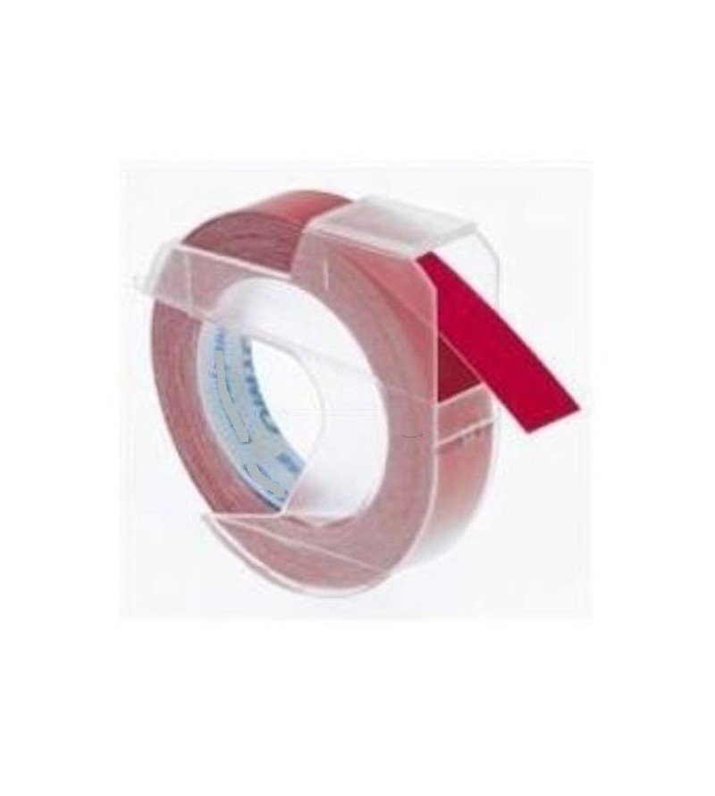 Rosso compa Dymo Junior/Omega Nastro a relievo 3D-9MMx3M
