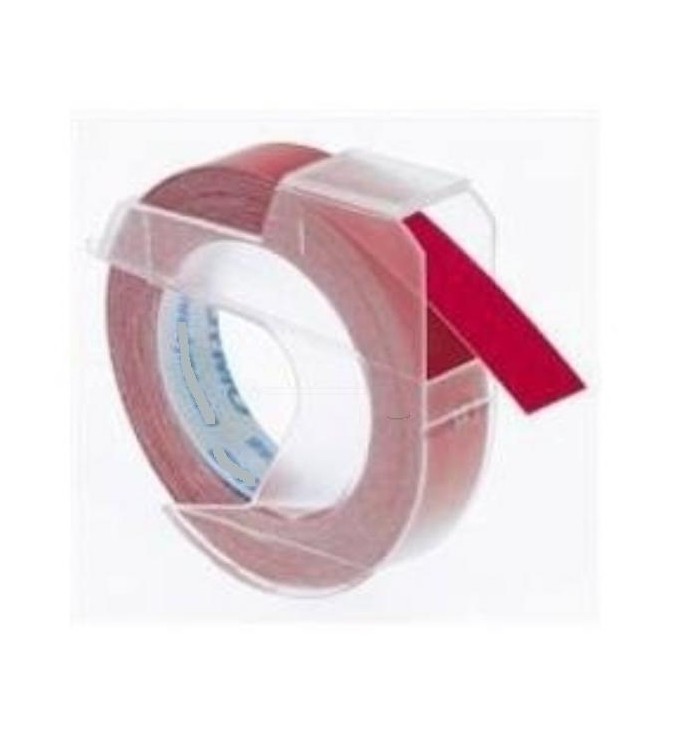 Rosso compa Dymo Junior/Omega Nastro a relievo 3D-9MMx3M