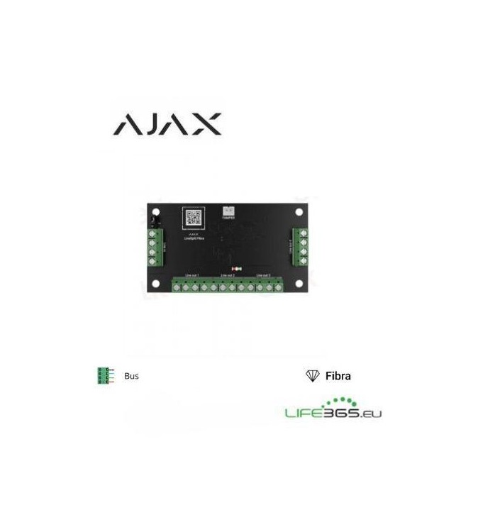 Ajax Superior LineSplit Fibra - Modulo per suddividere una linea in 4