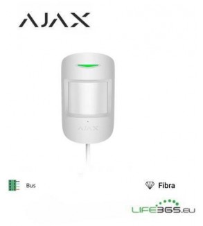 Ajax Superior MotionProtect Fibra Bianco - Rilevatore Movimento Indoor Bianco