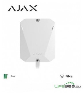 Ajax Superior MultiTransmitter Fibra white - Modulo cablato per integrare rilev