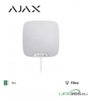 Ajax Superior HomeSiren Fibra white - Sirena da interno bianca