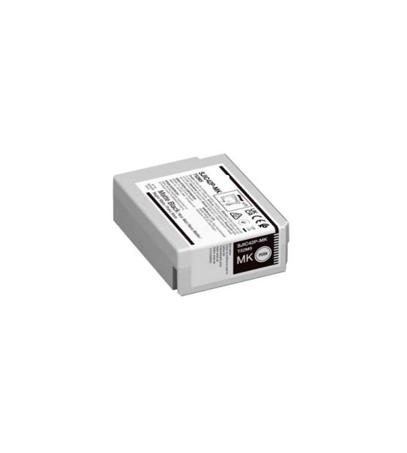 Matte-Black Pigme com ColorWorks C4000e(MBK)-50MLC13T52M540