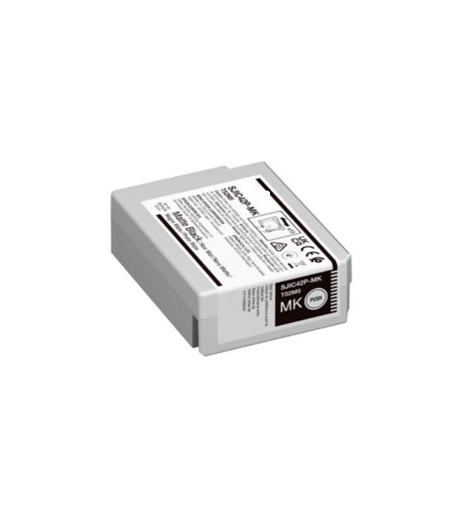 Matte-Black Pigme com ColorWorks C4000e(MBK)-50MLC13T52M540
