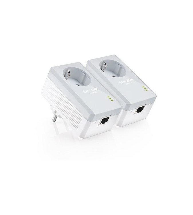 TP-Link Kit 2 powerline con Shuko passante 1 port LAN - TL-PA4010P KIT