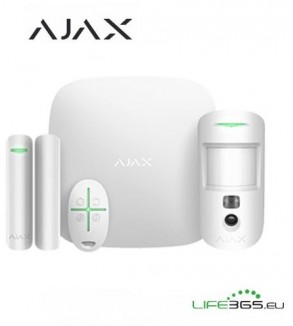 Ajax Kit di base con videocamera avanzato PLUS WI-FI(StarterKit Cam Plus) bianco