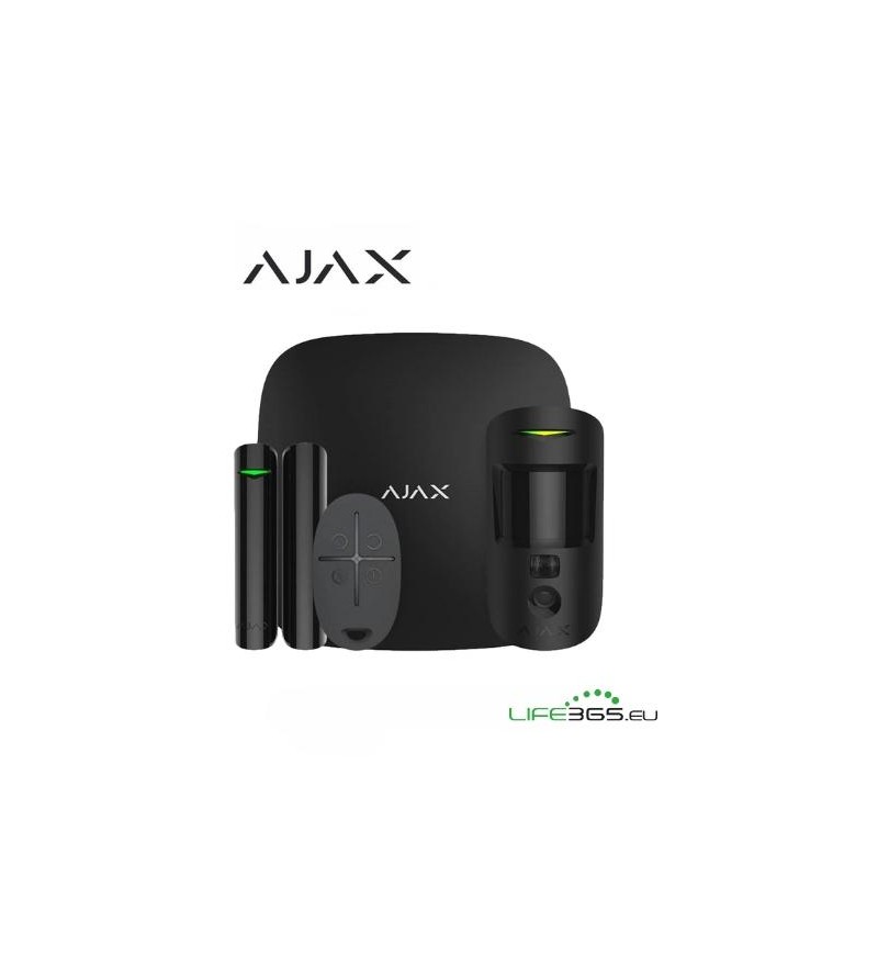 Ajax Kit di base con videocamera avanzato PLUS WI-FI (StarterKit Cam Plus) nero