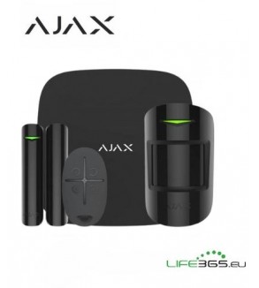 Ajax Kit di base 4G (StarterKit 4G) nero + SIM AJAX DA ATTIVARE INCLUSA