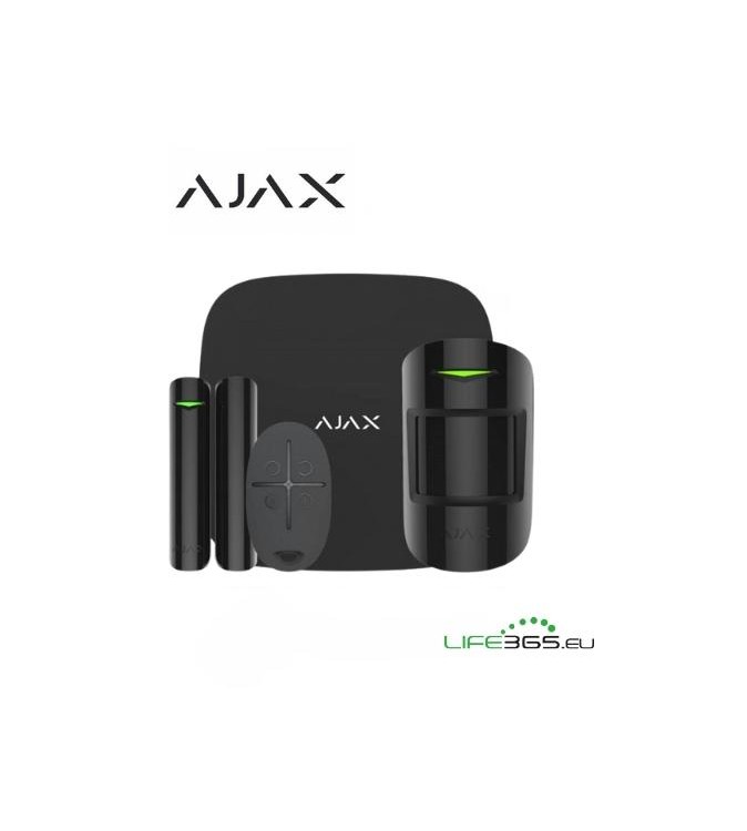 Ajax Kit di base 4G (StarterKit 4G) nero + SIM AJAX DA ATTIVARE INCLUSA