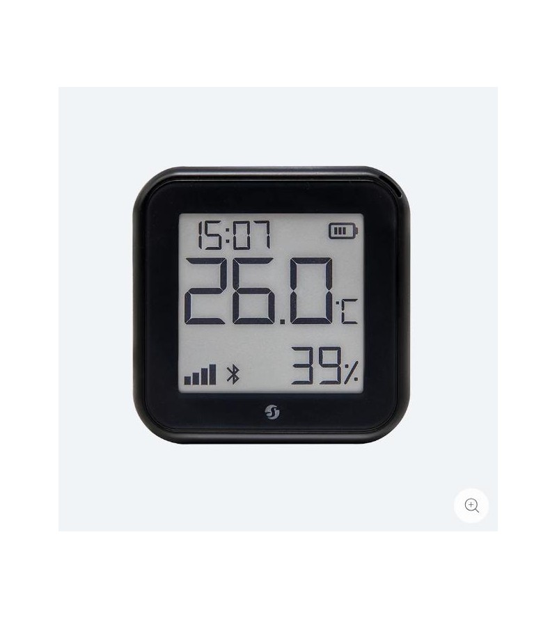 Shelly Sensore Temperat&Umid Wi-Fi + Bluet con display Gen3 Nero