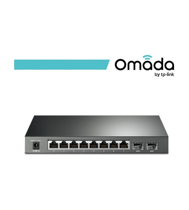 Omada Smart Switch JetStream Gigabit 8 Porte PoE+ 2 SFP - SG2210P