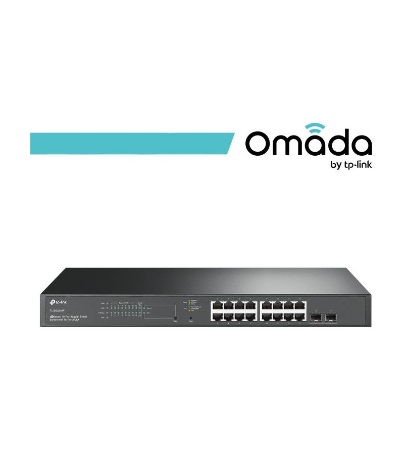 Omada Switch Smart Gigabit 18 Porte di cui 16 PoE+ - SG2218P