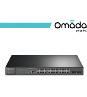 Omada Switch 24 Porte Gigabit PoE+ e 4 Slot SFP