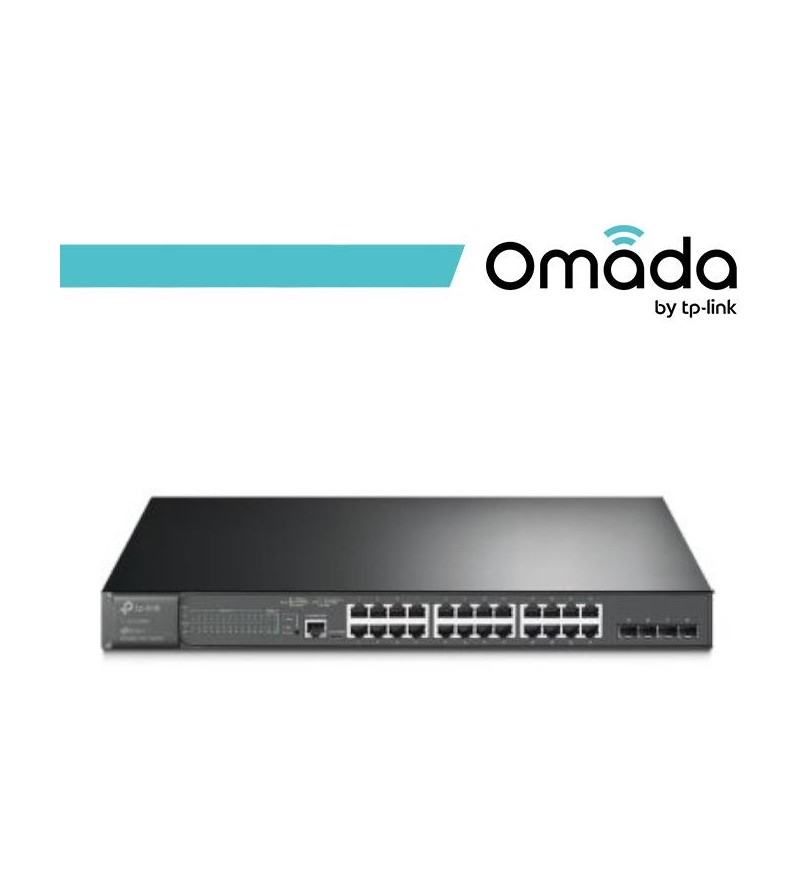 Omada Switch 24 Porte Gigabit PoE+ e 4 Slot SFP