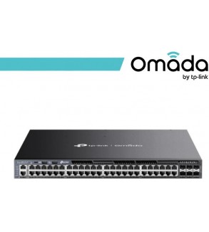 Omada Switch Managed L3 Stackable con 48 Porte Gigabit PoE+ - SG6654XHP